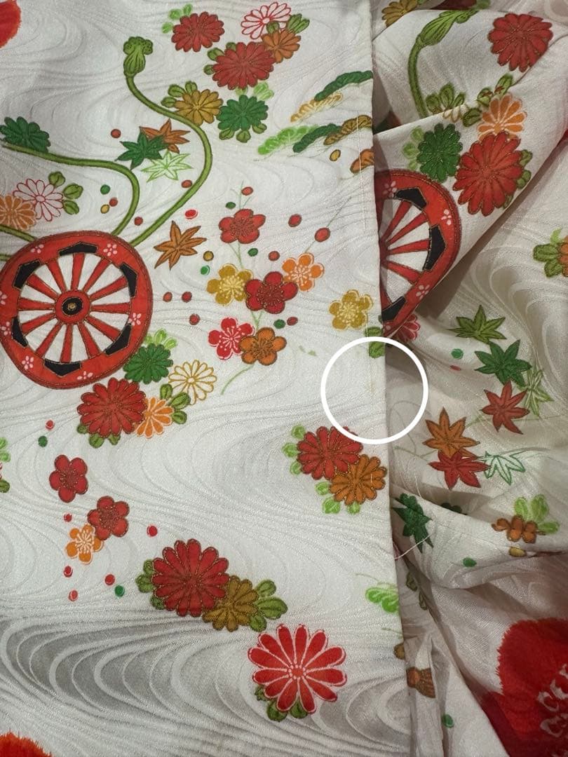 七五三　正絹　着物　フルセット　7歳　女の子　　絞り