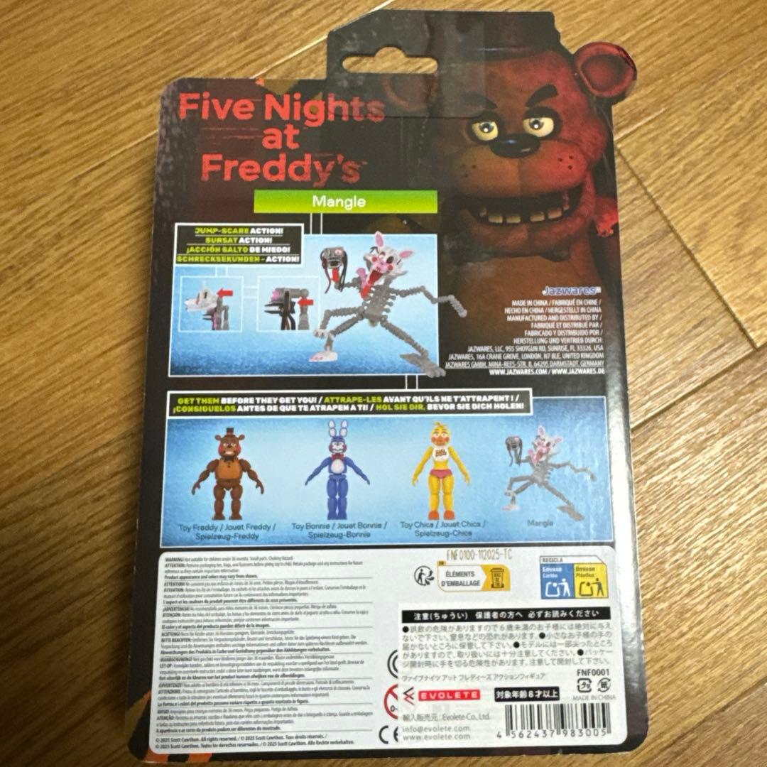 ファイブナイツアットフレディーズ　フィギュア　マングル　映画　fnaf