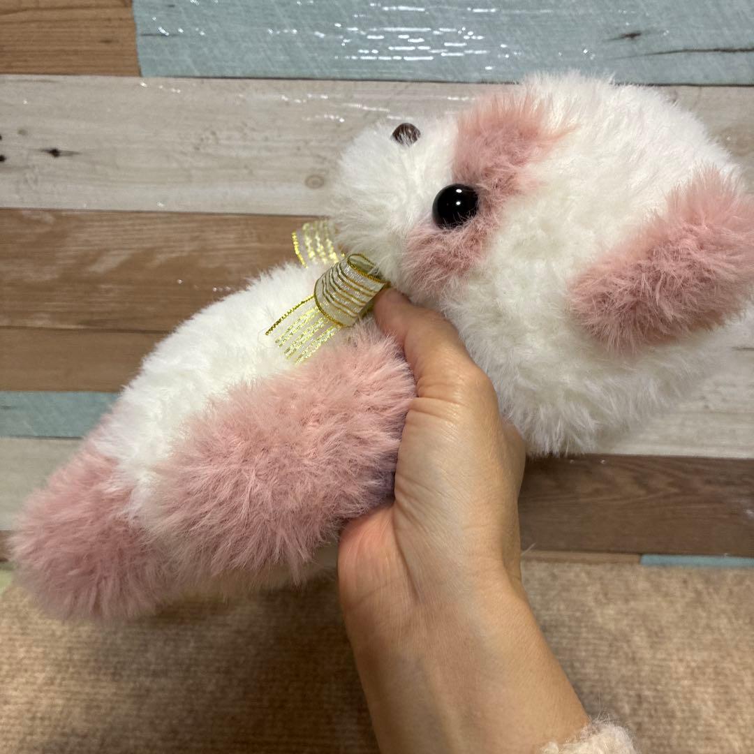 カスタマイズ可能❣️メルティーファーのパンダさんあみぐるみ（ピンク）