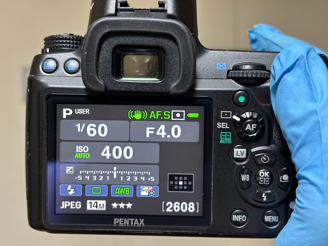 PENTAX K-7 レンズキット動作確認済み やや傷あり ショット数12299