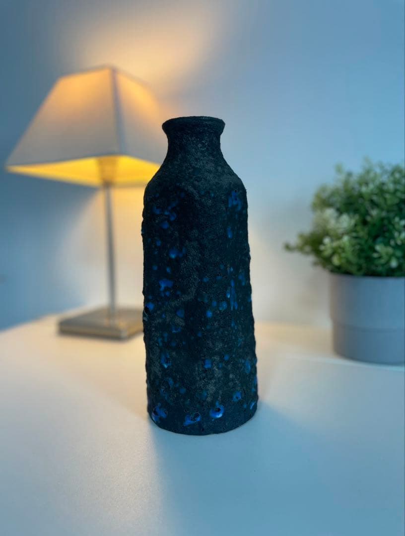ヴィンテージフラワーベース　花瓶　西ドイツ　Fat Lava ミッドセンチュリー