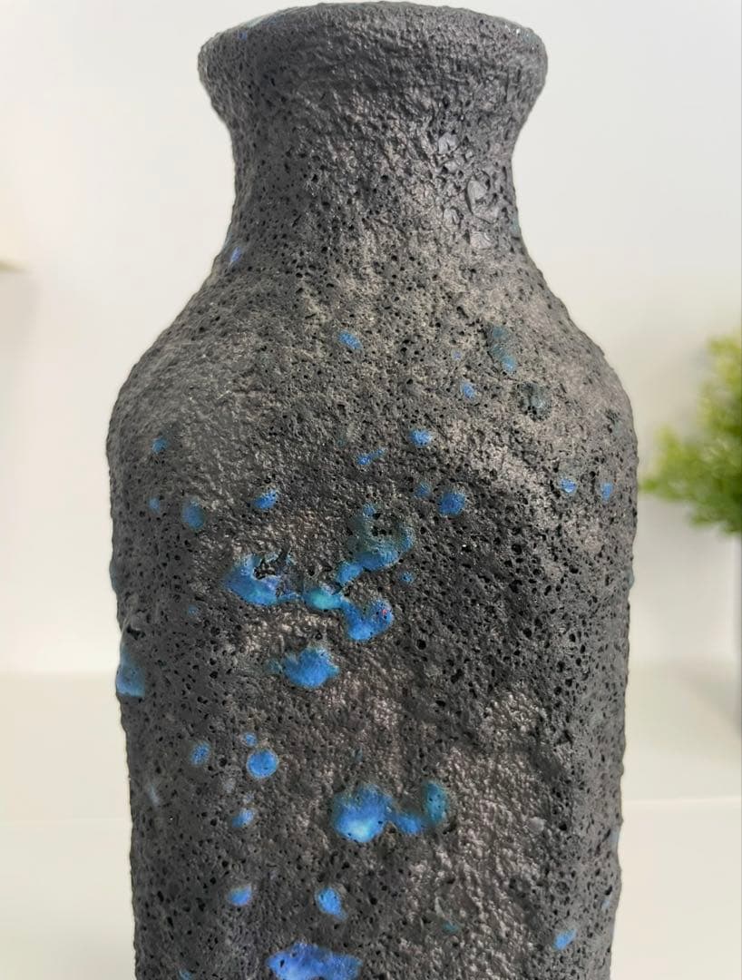 ヴィンテージフラワーベース　花瓶　西ドイツ　Fat Lava ミッドセンチュリー