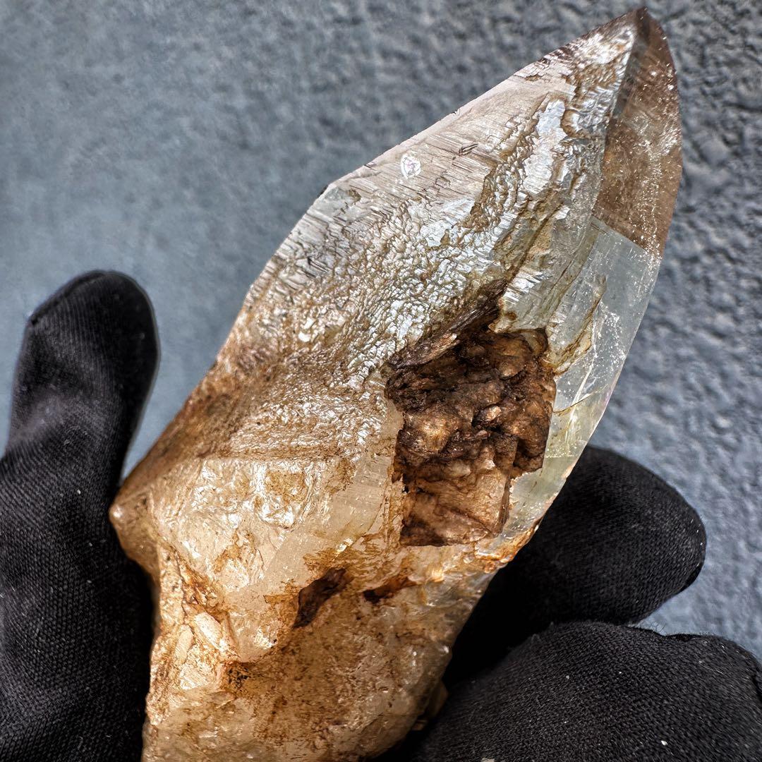 高透明度❗️レインボー☆コロンビアレムリアンシード クリスタル 雲母共生A1556