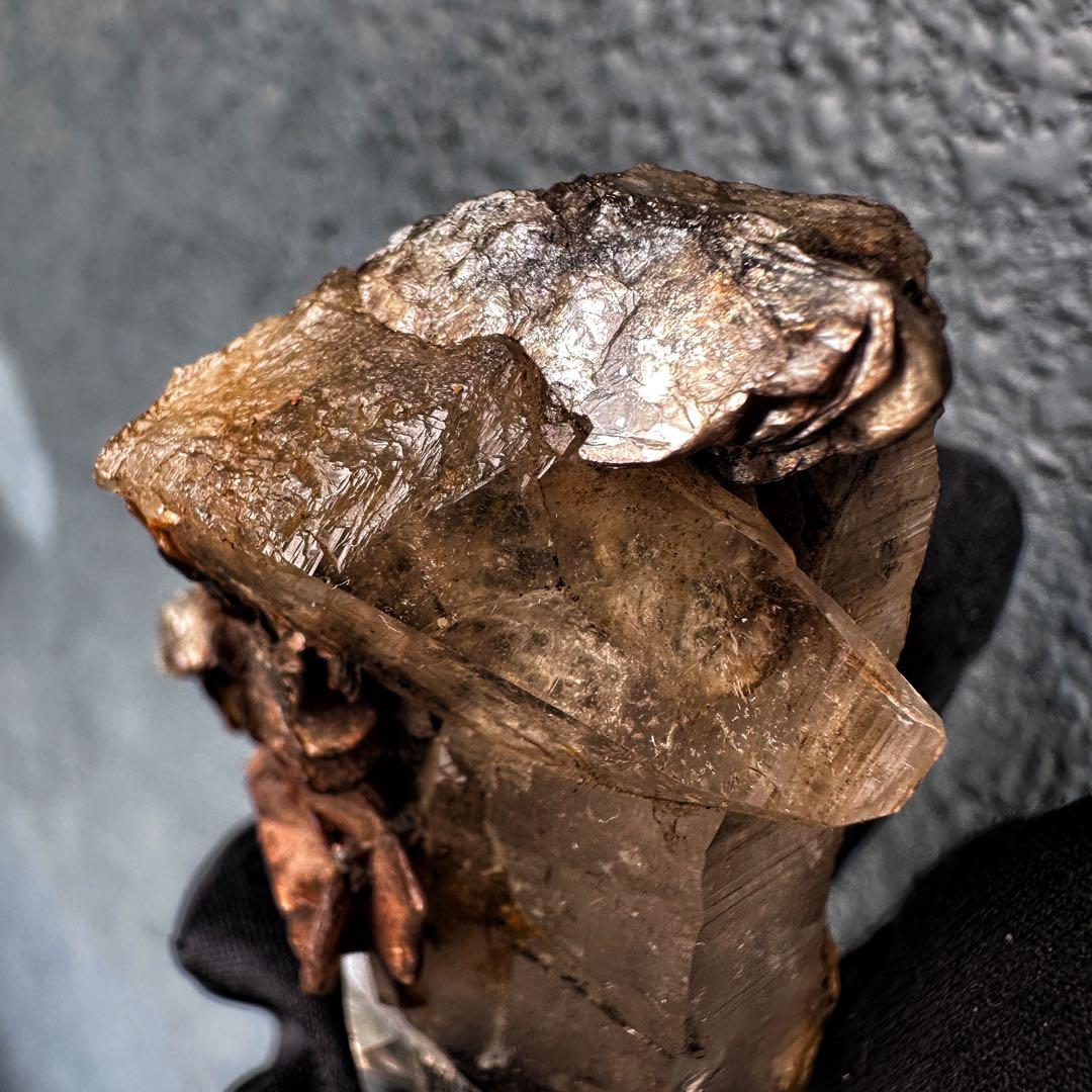 高透明度❗️レインボー☆コロンビアレムリアンシード クリスタル 雲母共生A1556