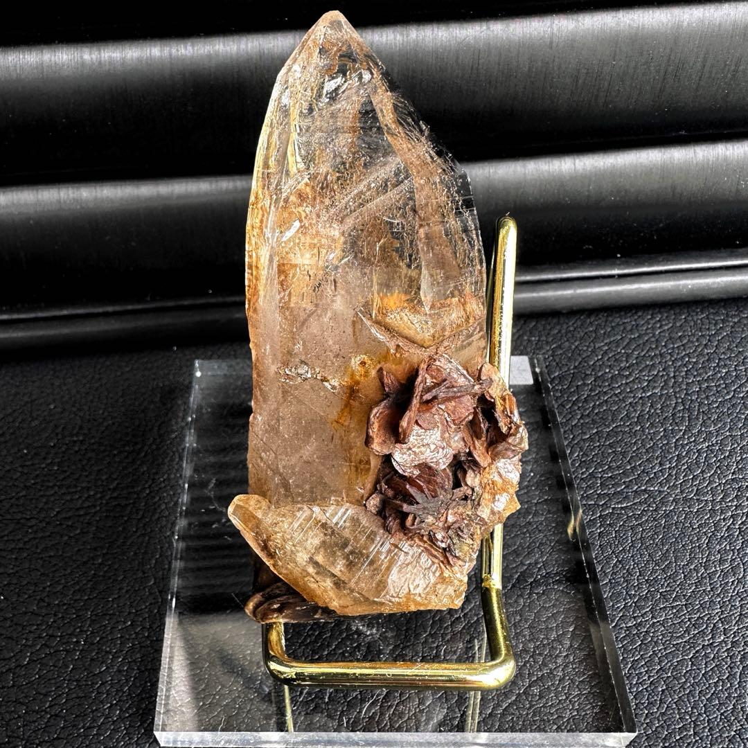 高透明度❗️レインボー☆コロンビアレムリアンシード クリスタル 雲母共生A1556