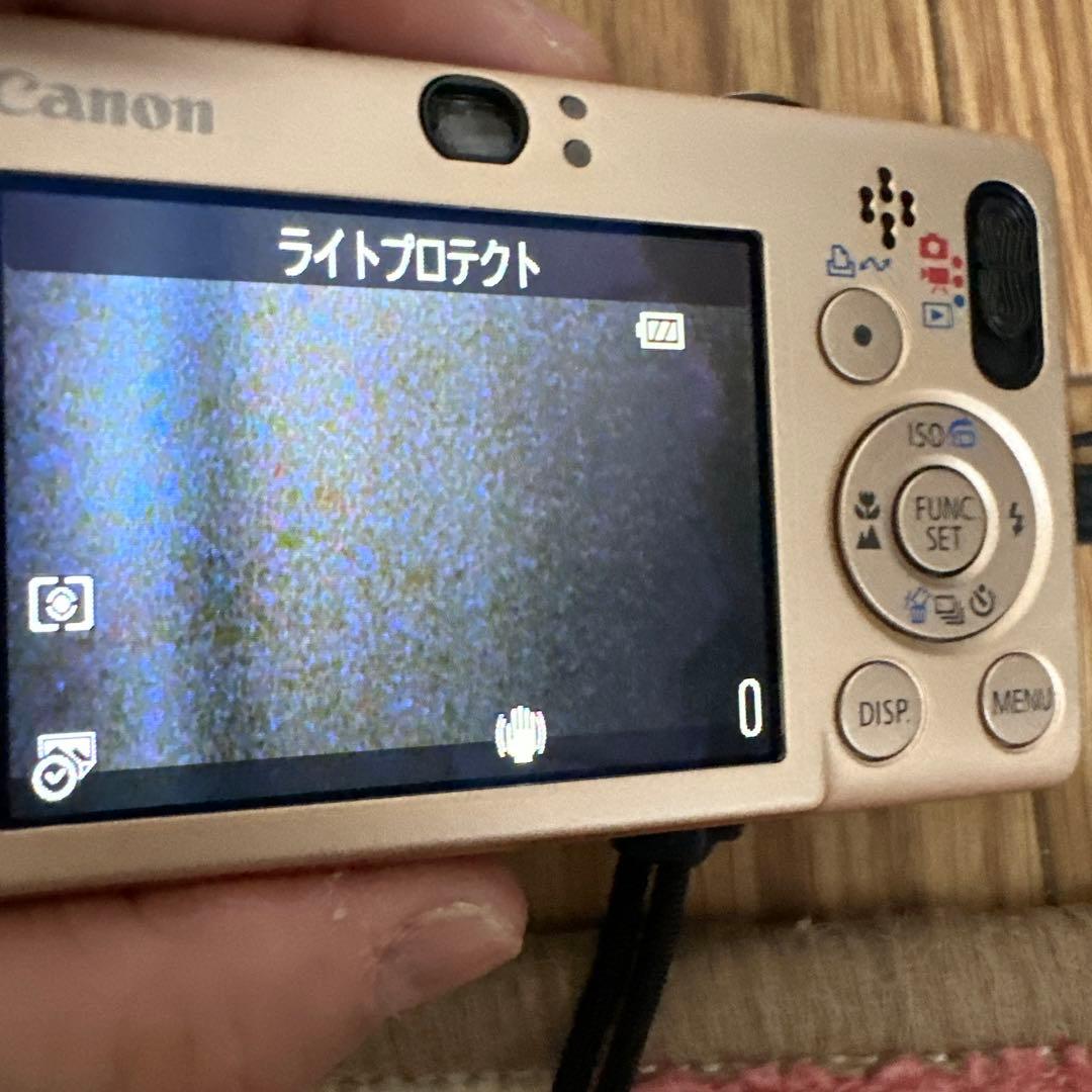Canon IXY DIGITAL デジカメゴールド ディズニーキャラクター付き