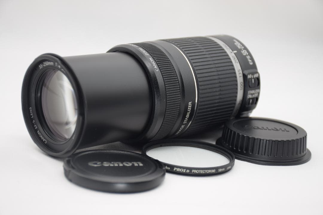 手ぶれ補正 CanonEF-S 55-250mm F4-5.6 IS 望遠レンズ