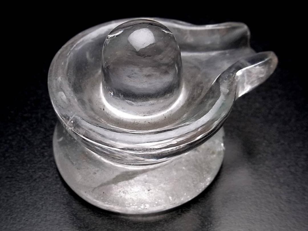 ネパール ガネッシュヒマール産 ヒマラヤ水晶製 シバリンガム 128g