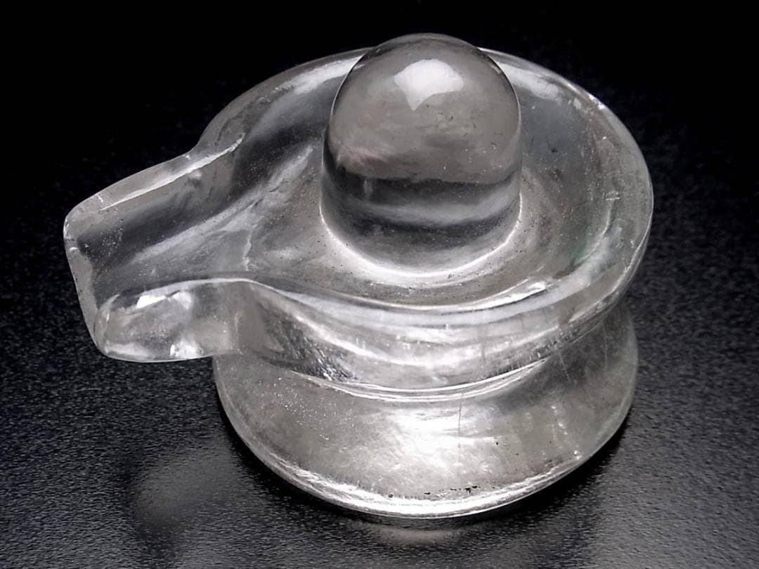 ネパール ガネッシュヒマール産 ヒマラヤ水晶製 シバリンガム 128g