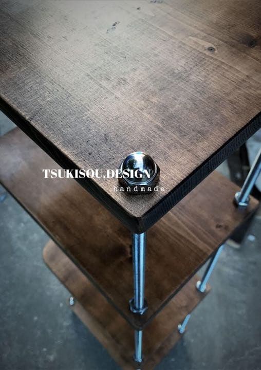 棚 シェルフ コーナーラック サイズオーダー　ヴィンテージ　オープンラック