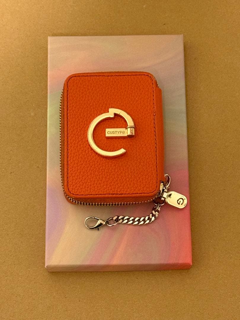 CUSTYPE オレンジ iPhone14 Proケース 5点セット