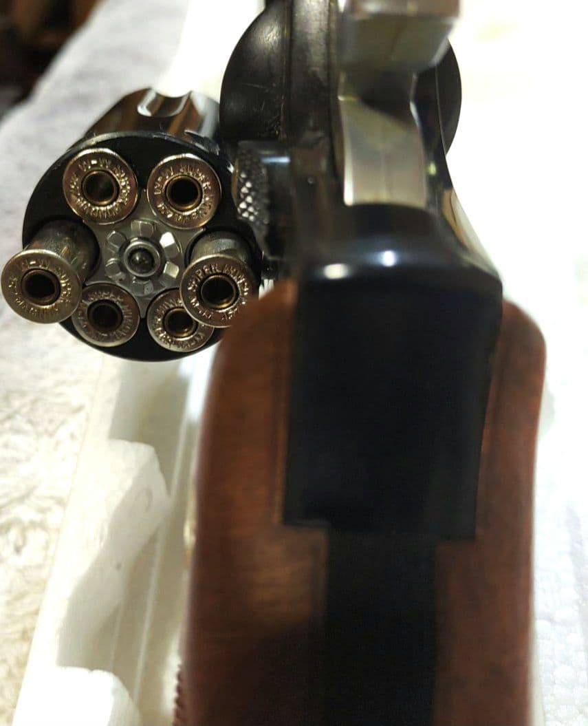 ご*ん様 S.&W M19 　6インチガスリボルバー