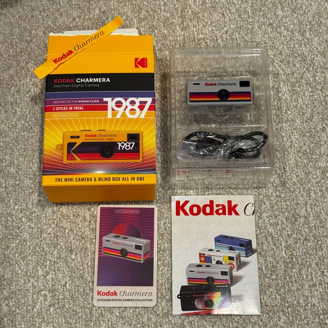 【新品未使用】kodak charmera トイカメラ グレー