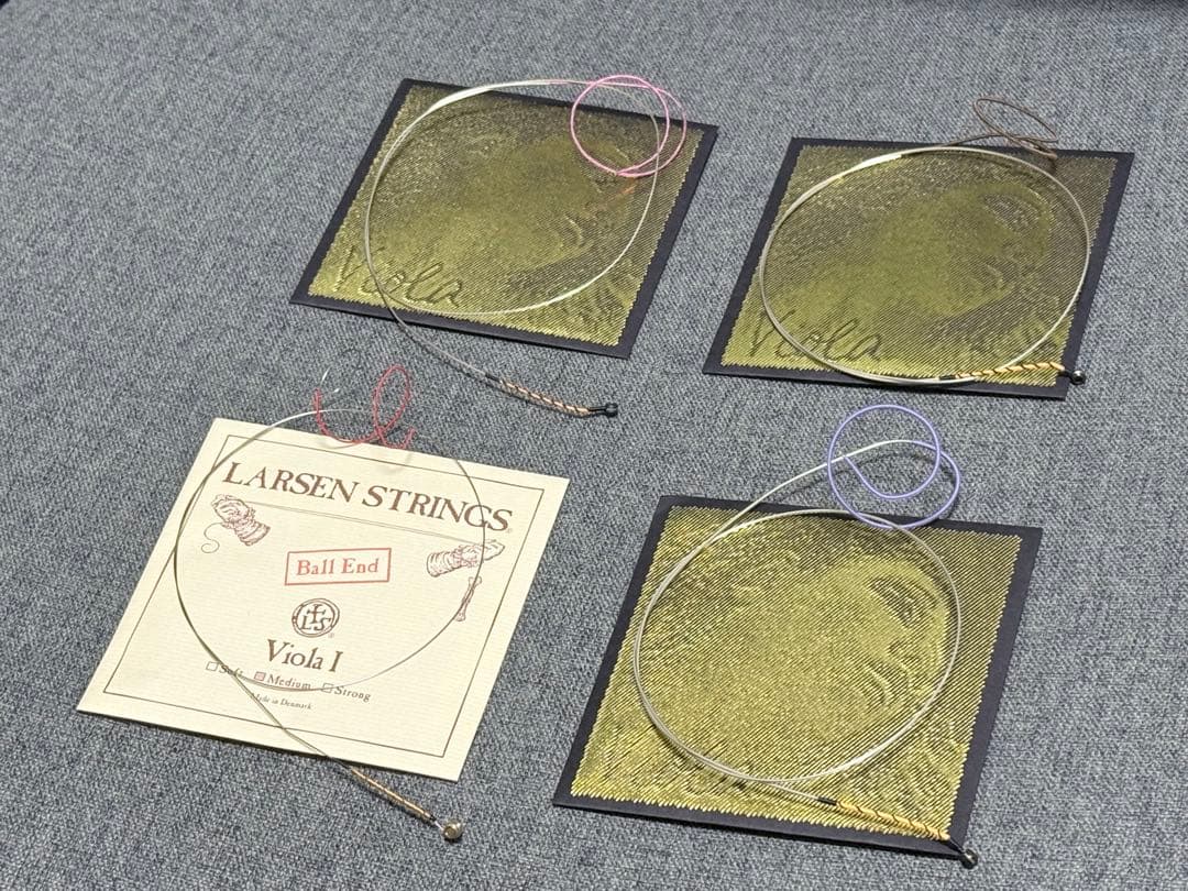 【ヴィオラ弦】エヴァピラッツィゴールド CGD +ラーセン A セット