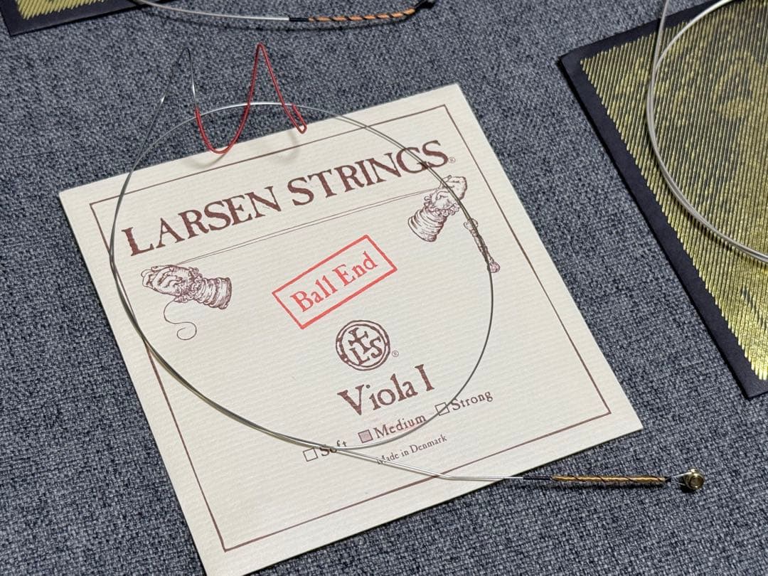 【ヴィオラ弦】エヴァピラッツィゴールド CGD +ラーセン A セット