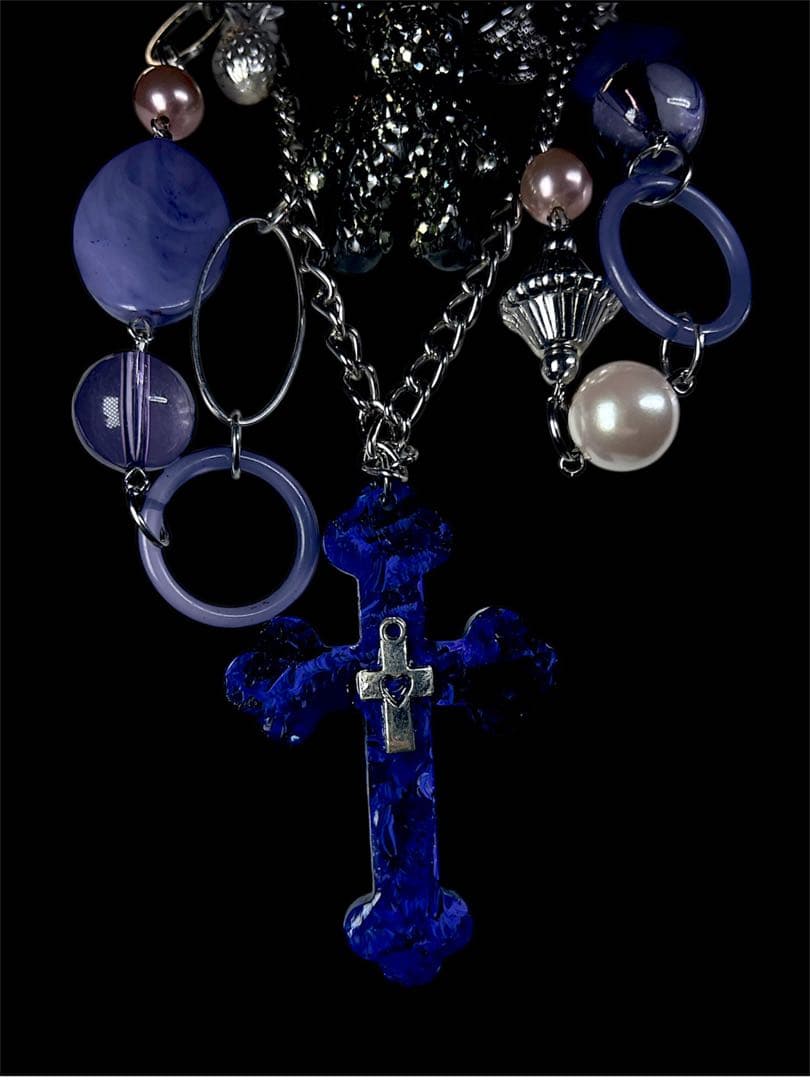ネックレス・ペンダント Violet Teddy Cross Necklace