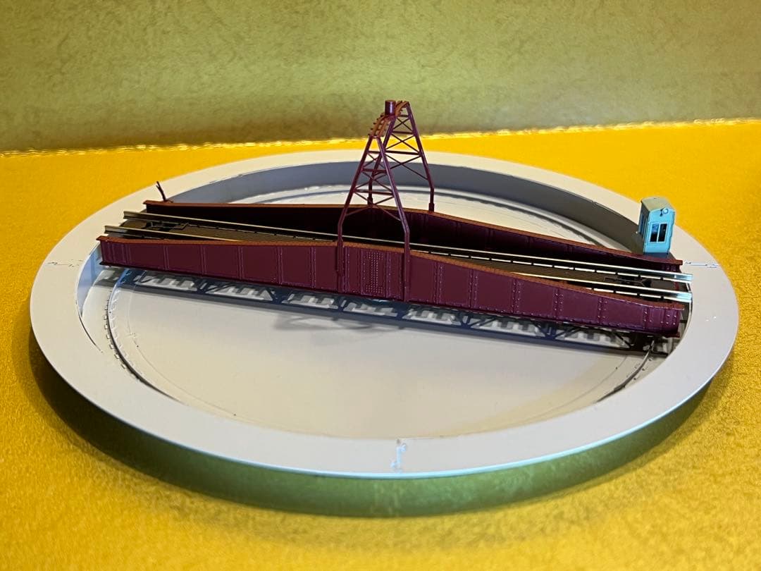 Nゲージ ターンテーブル 1/150 ワールド工芸金属製キット組み立て完成品