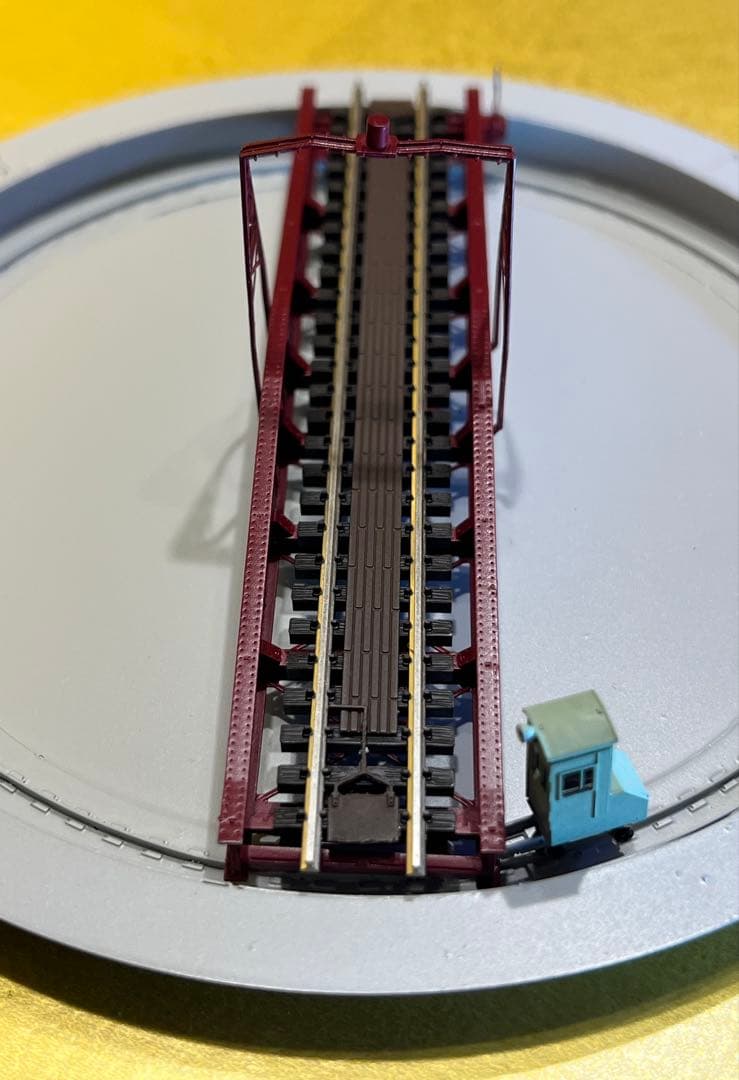 Nゲージ ターンテーブル 1/150 ワールド工芸金属製キット組み立て完成品