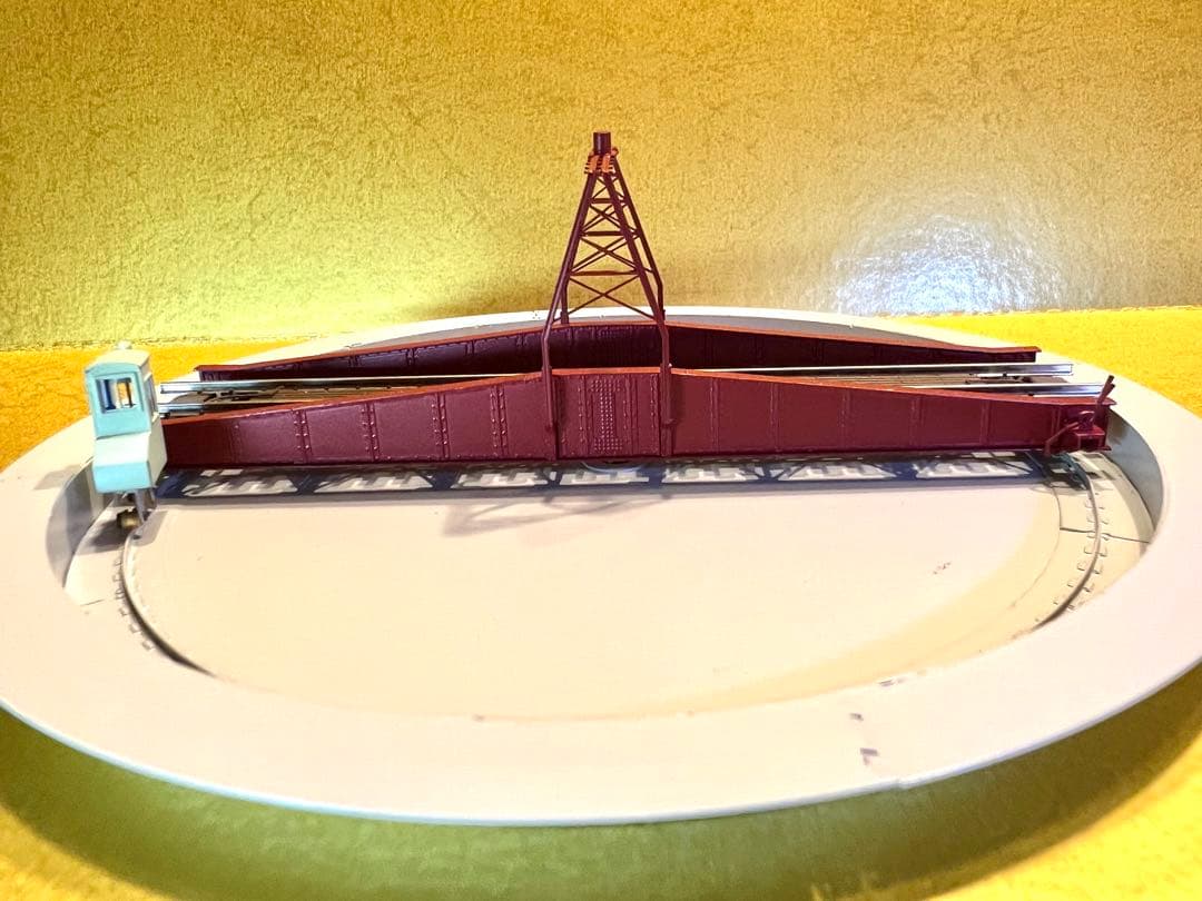 Nゲージ ターンテーブル 1/150 ワールド工芸金属製キット組み立て完成品