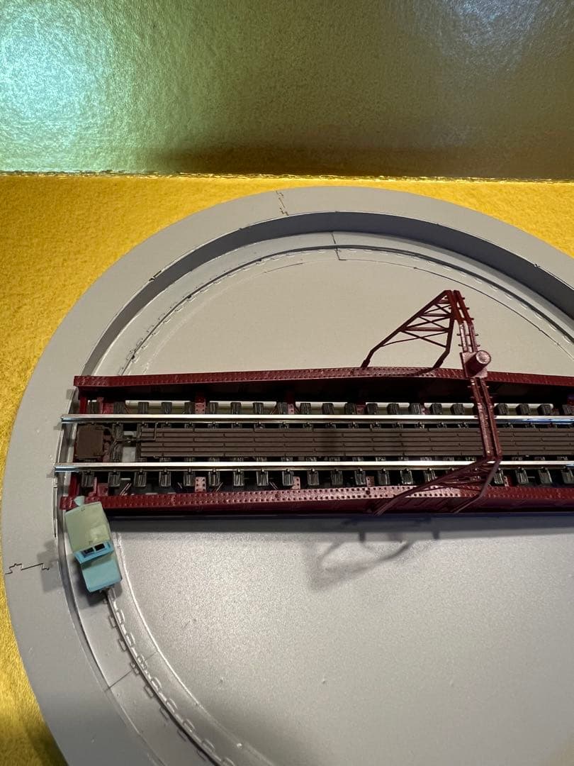 Nゲージ ターンテーブル 1/150 ワールド工芸金属製キット組み立て完成品