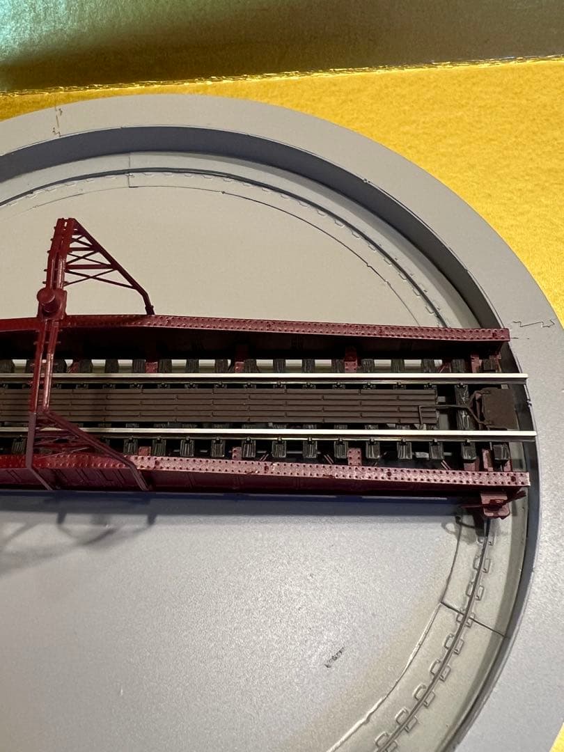 Nゲージ ターンテーブル 1/150 ワールド工芸金属製キット組み立て完成品