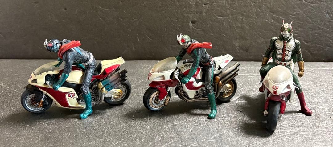 SIC 匠魂 仮面ライダー&サイクロン号など10セット売り、改造リペイント品含む