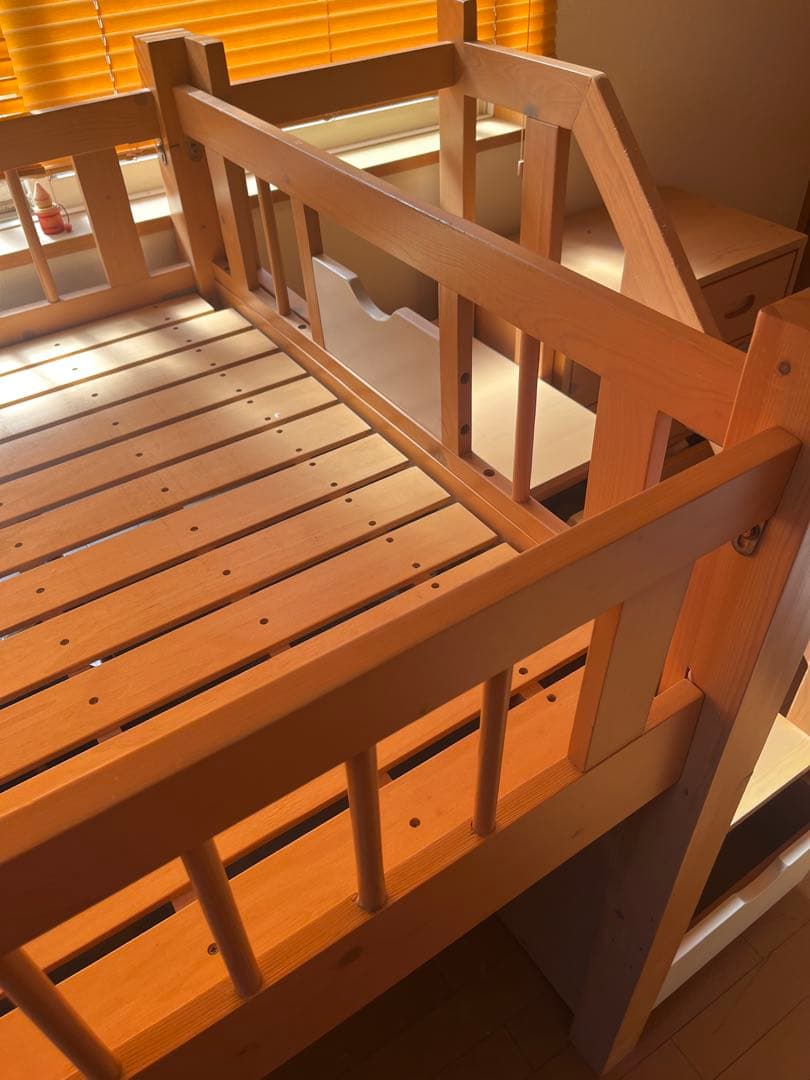 木製ロフトベッド階段付き子供用　千葉県引き取り限定