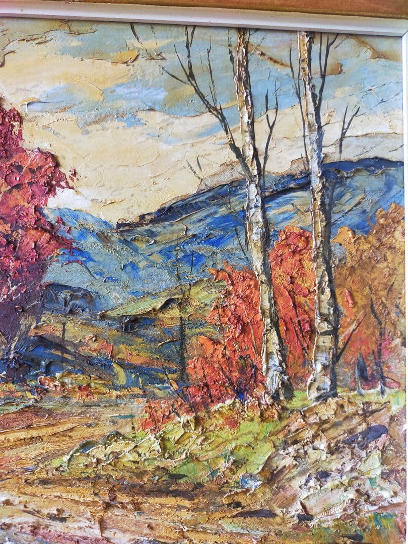 【海外画廊】カナダ  GALLERY 油彩風景画 ヴィンテージ