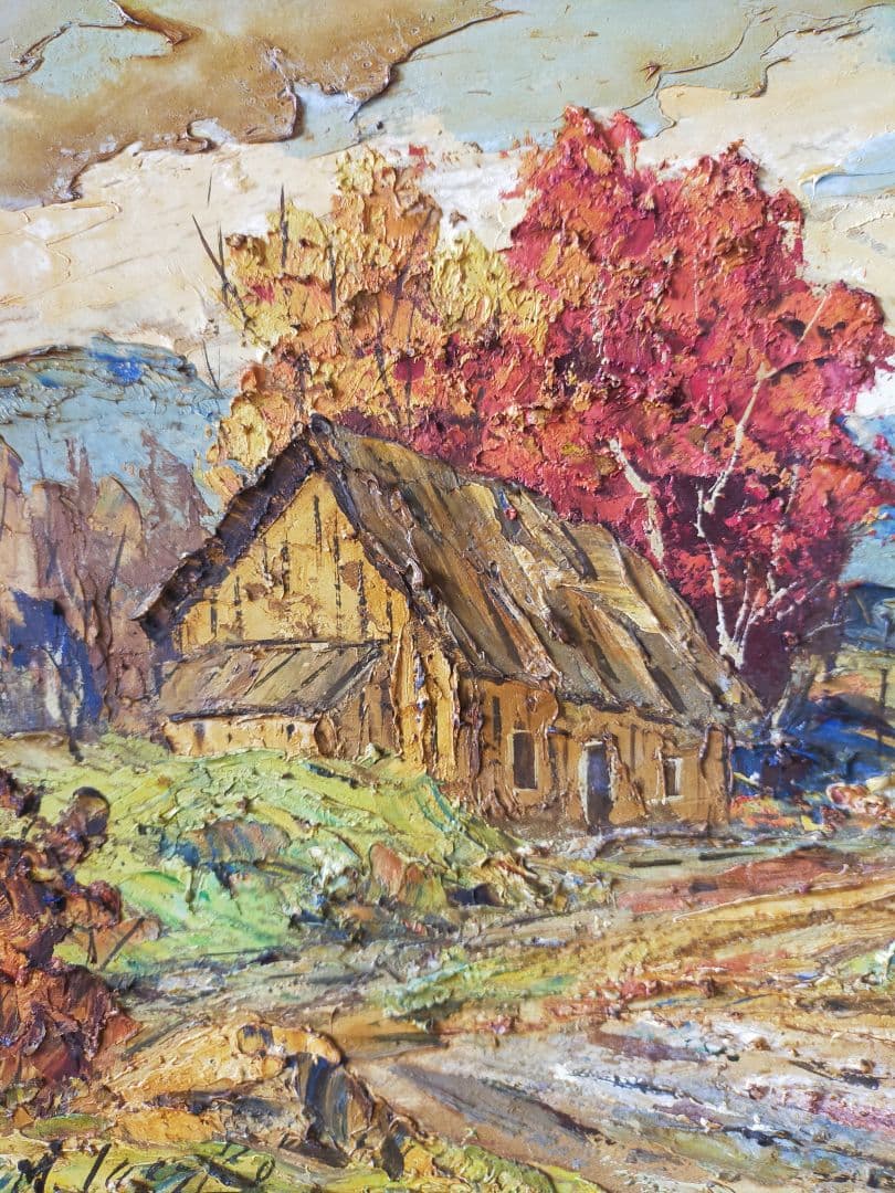 【海外画廊】カナダ  GALLERY 油彩風景画 ヴィンテージ