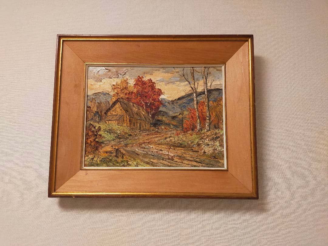 【海外画廊】カナダ  GALLERY 油彩風景画 ヴィンテージ