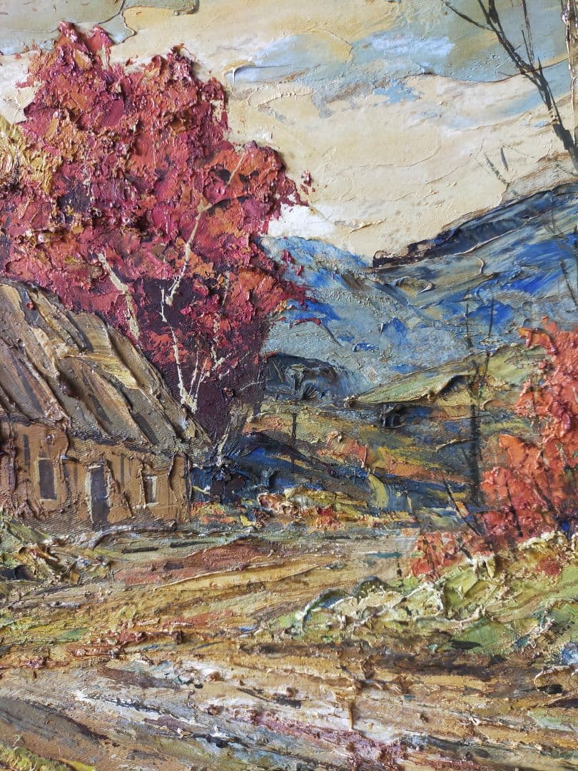 【海外画廊】カナダ  GALLERY 油彩風景画 ヴィンテージ