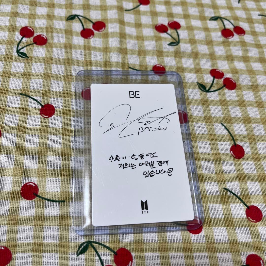 BTS バンタン ジン BE 韓国 限定 レア 未公開フォト ラキドロ トレカ