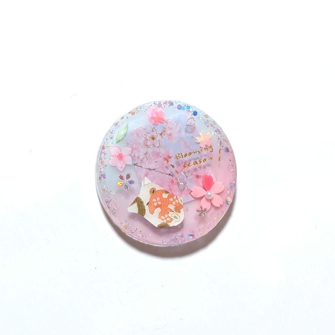 ☆レジン ヘアゴム ブローチ☆♡No.285♡