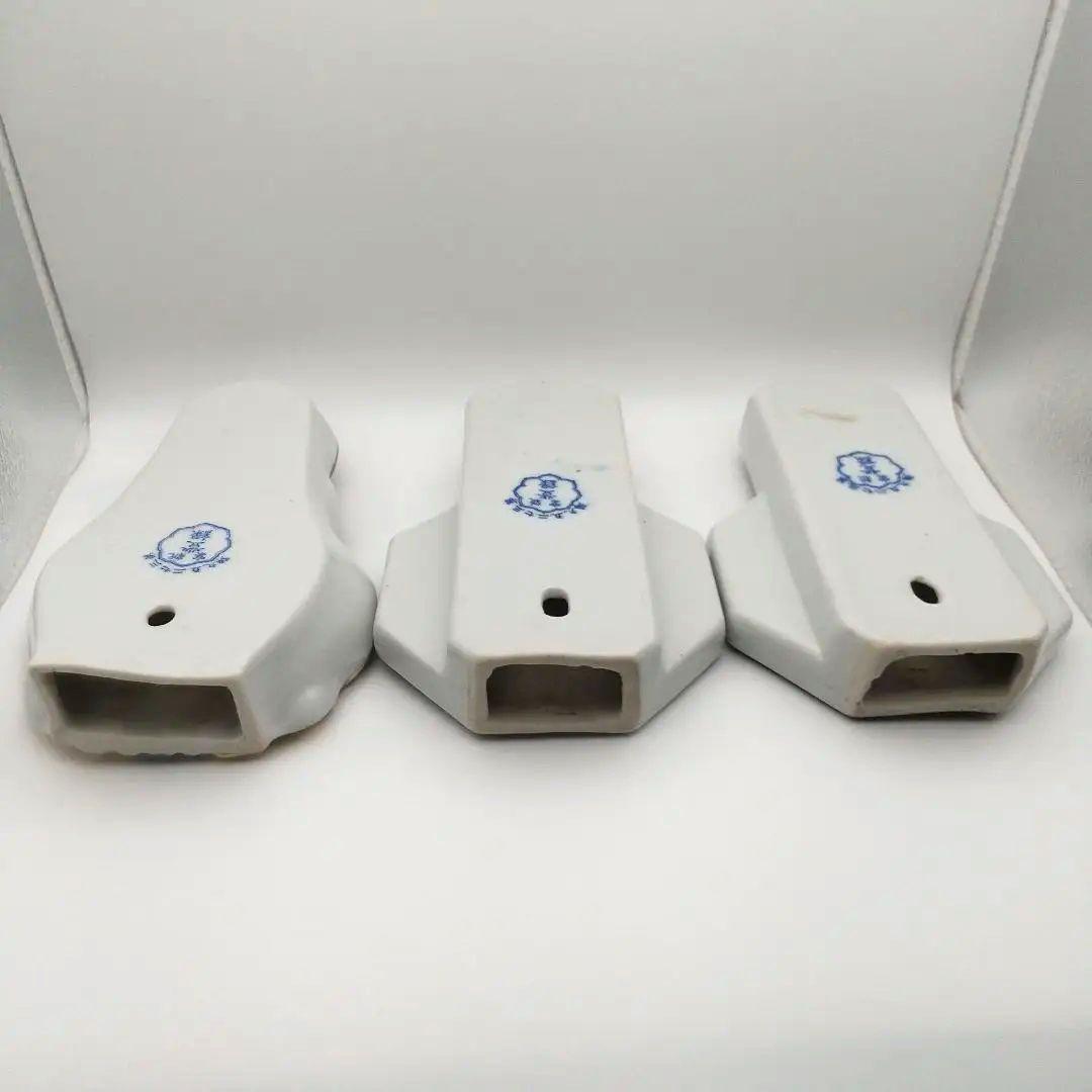 値下【希少美品・戦前】 陶器の掛時計型花瓶 日本製３個