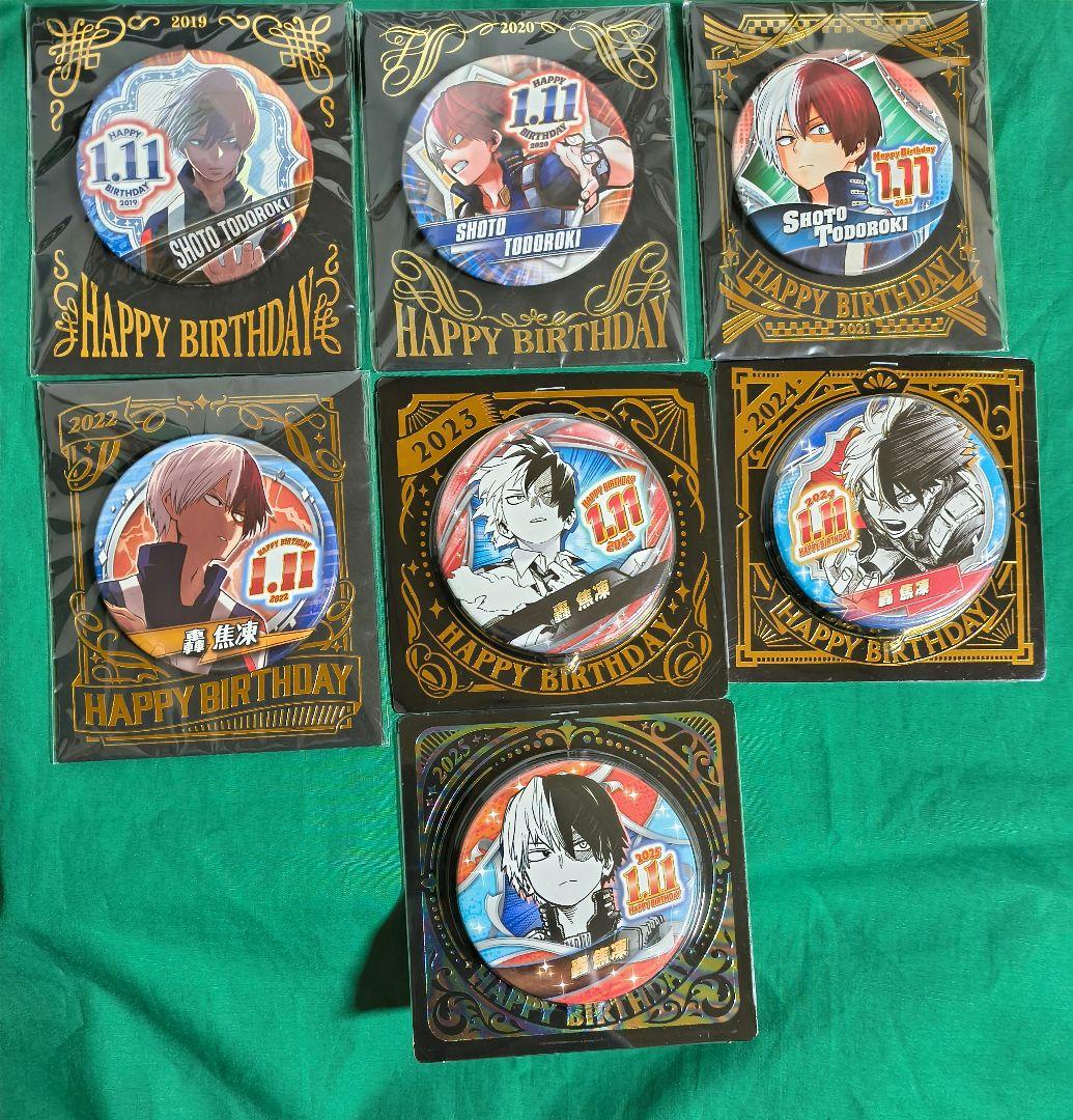 僕のヒーローアカデミア バースデイ缶バッジ 名場面ジオラマフィギュア 轟焦凍