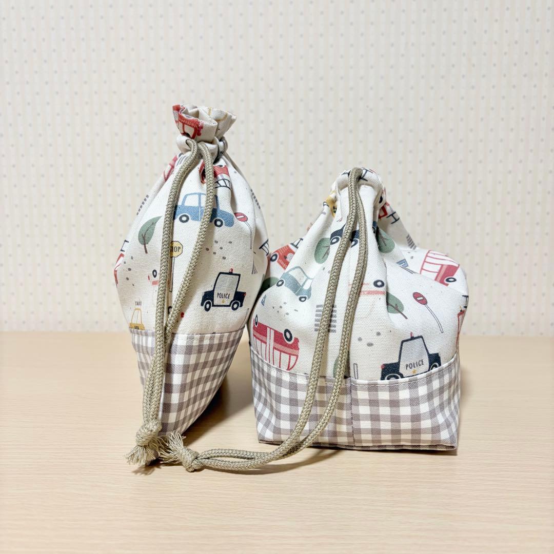 080.＊生茶さん＊入園入学5点セット／裏地付きで丈夫☆