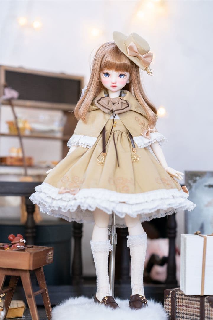 WE112 BJD 1/4 ドール 衣装 ワンピース　洋服　ハンドメイド