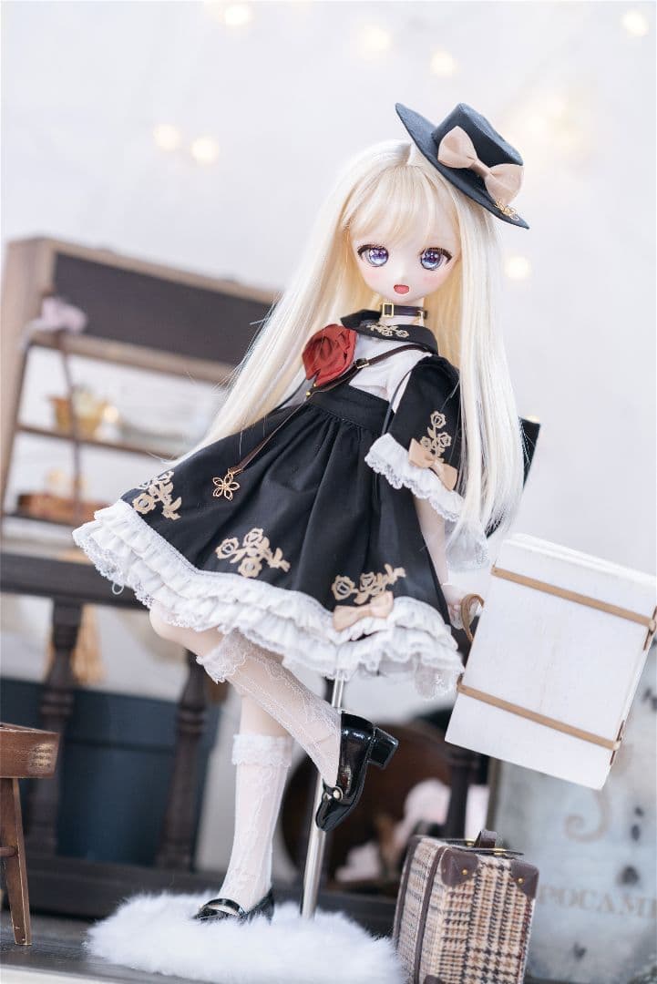 WE112 BJD 1/4 ドール 衣装 ワンピース　洋服　ハンドメイド