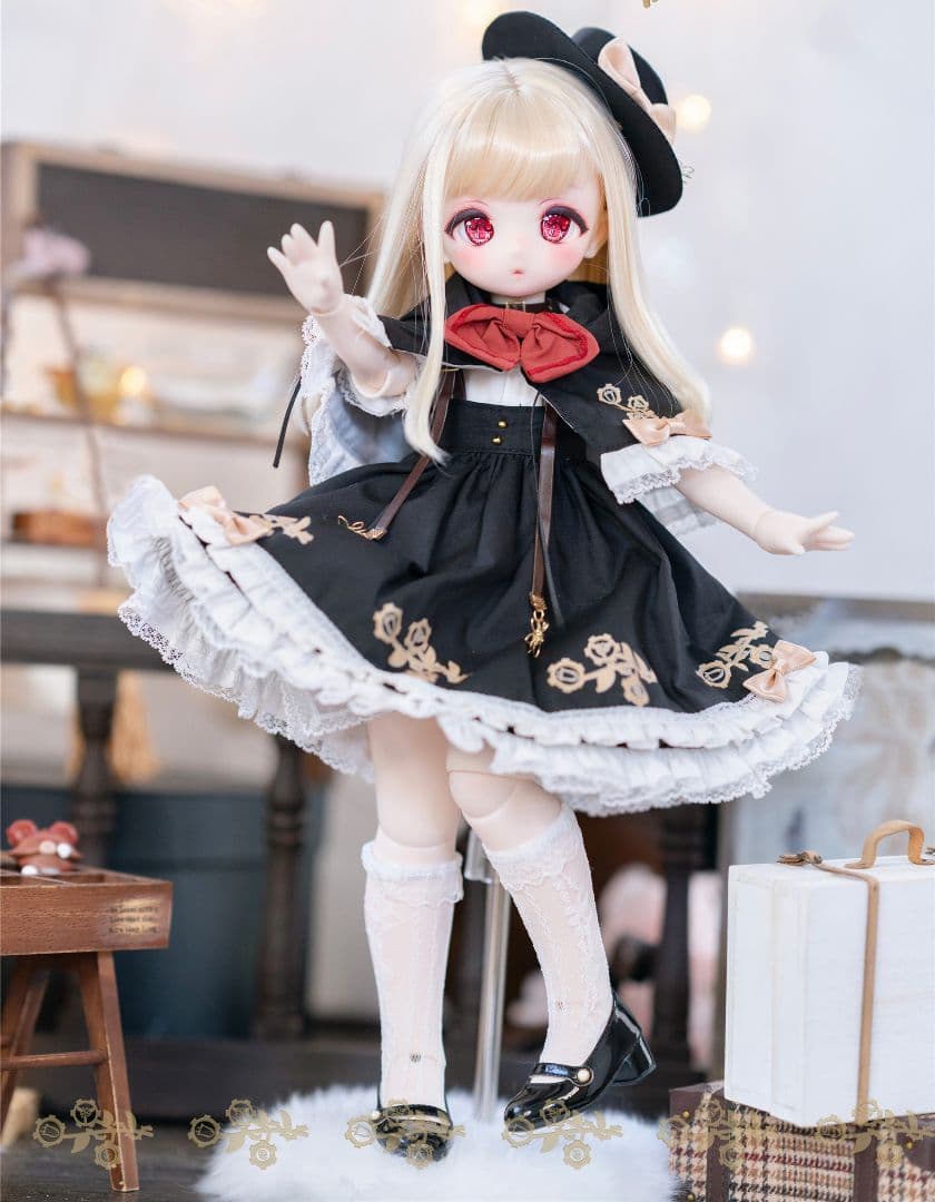 WE112 BJD 1/4 ドール 衣装 ワンピース　洋服　ハンドメイド
