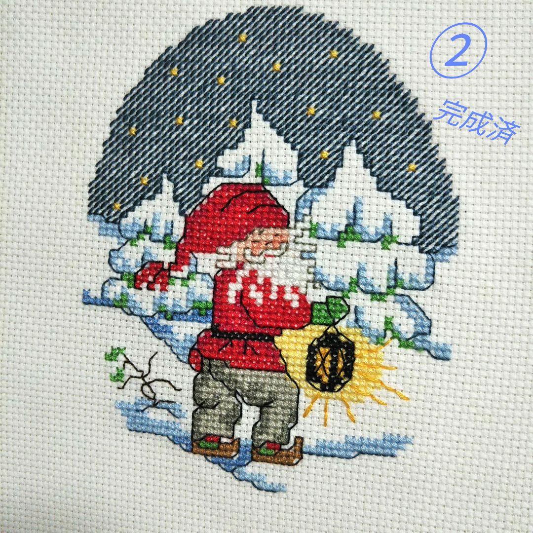 T クロスステッチ完成品　秋の女王四季の女王　ビーズ　刺繍　ハンドメイド