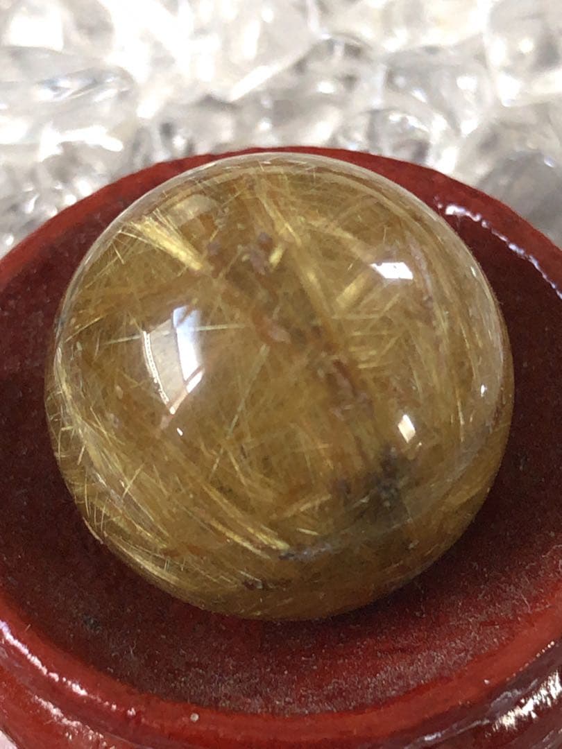 大玉　タイチンゴールドルチルクォーツ★No.6