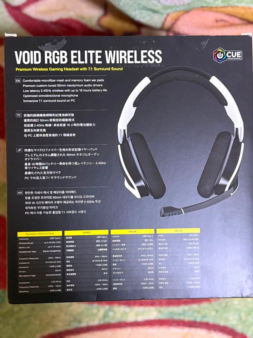 Corsair Void RGB Elite Wireless 国内正規品