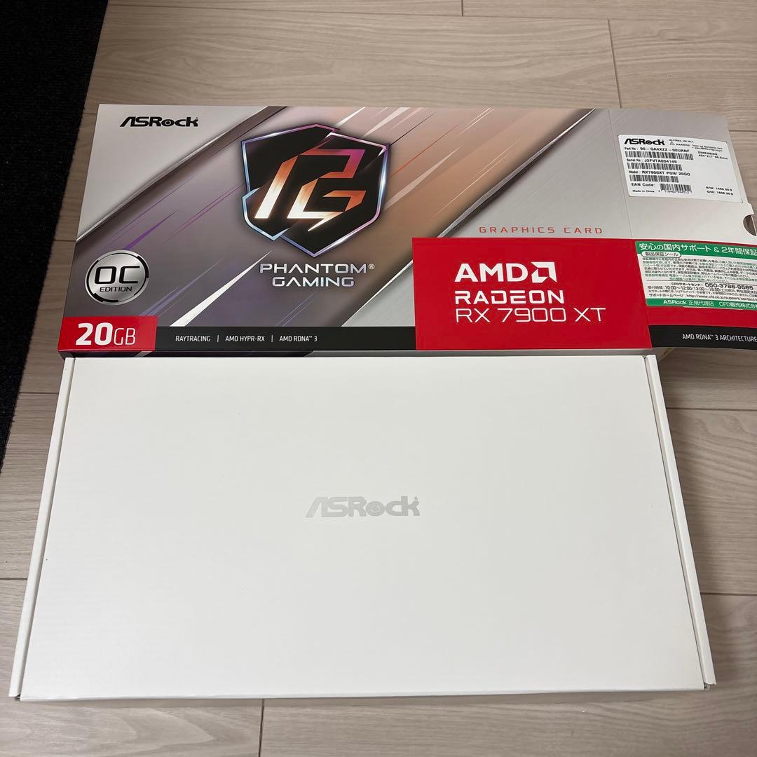 グラフィックボード・グラボ・ビデオカード Radeon RX7900XT Phantom Gaming White
