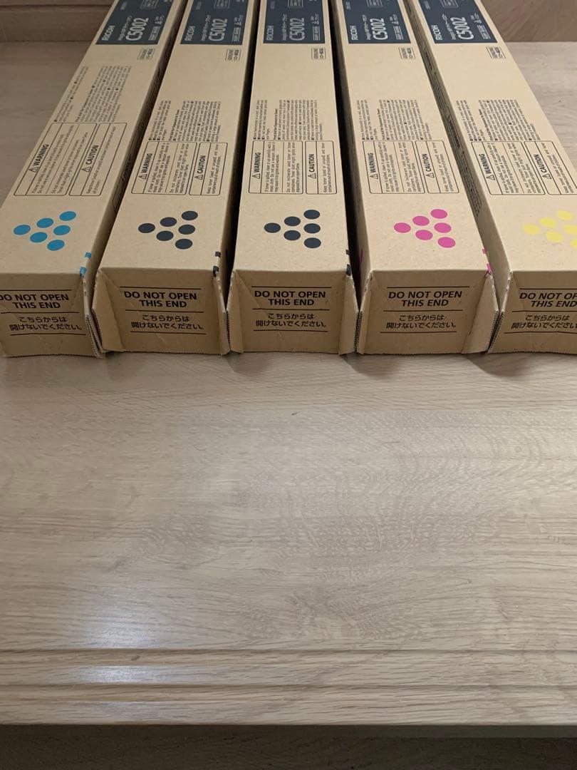 RICOH リコー C5002 MP Pトナー 4色セット（ブラック2本）5本