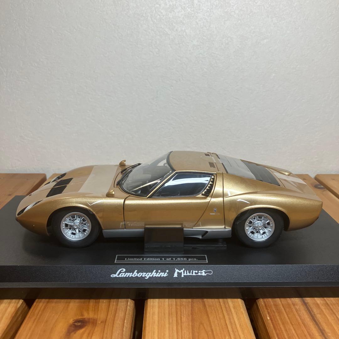 京商 1/18 ランボルギーニ ミウラ P400 ゴールド