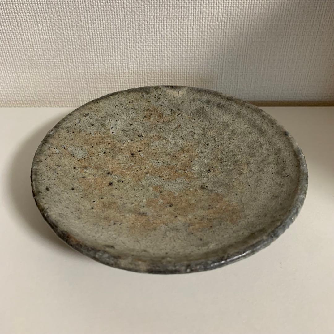 八田亨　白掛４寸皿