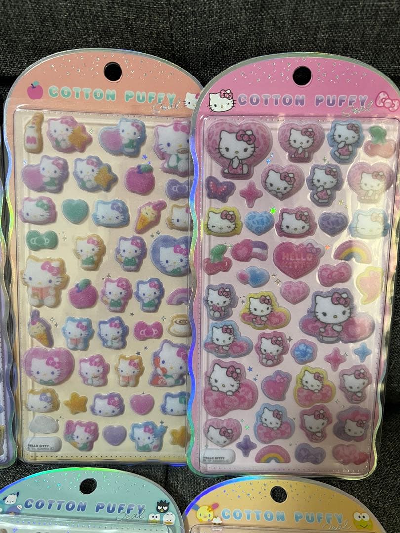 正規品　コットンパフィー シール 6枚セット サンリオ