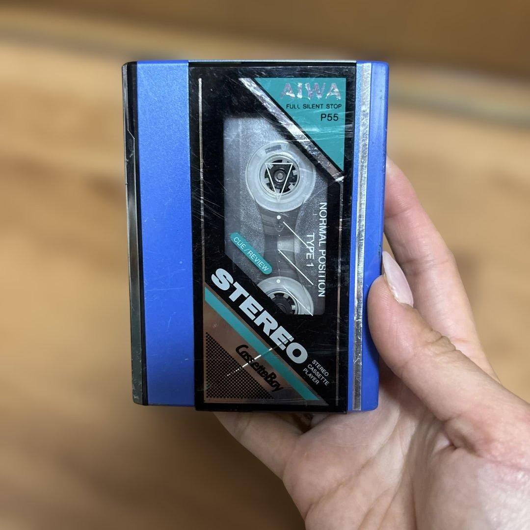 ジャンクSONY VOR カセットプレーヤー + AIWA P55