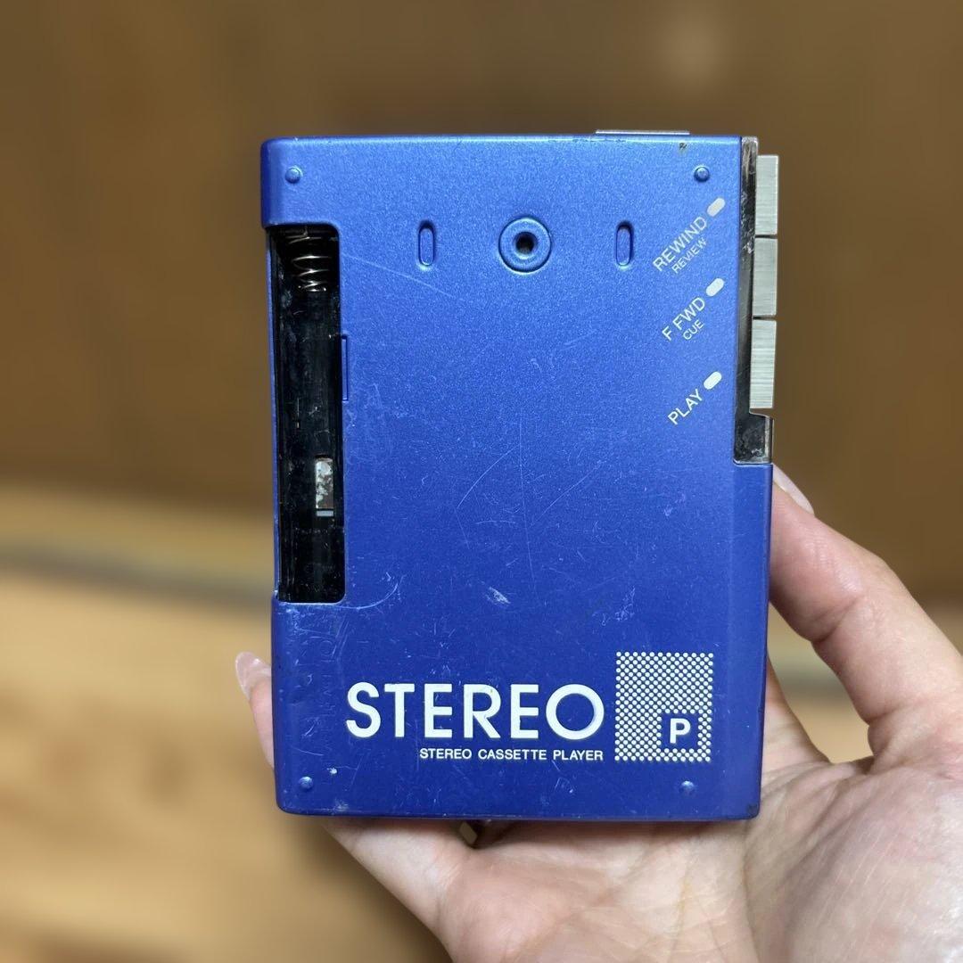ジャンクSONY VOR カセットプレーヤー + AIWA P55