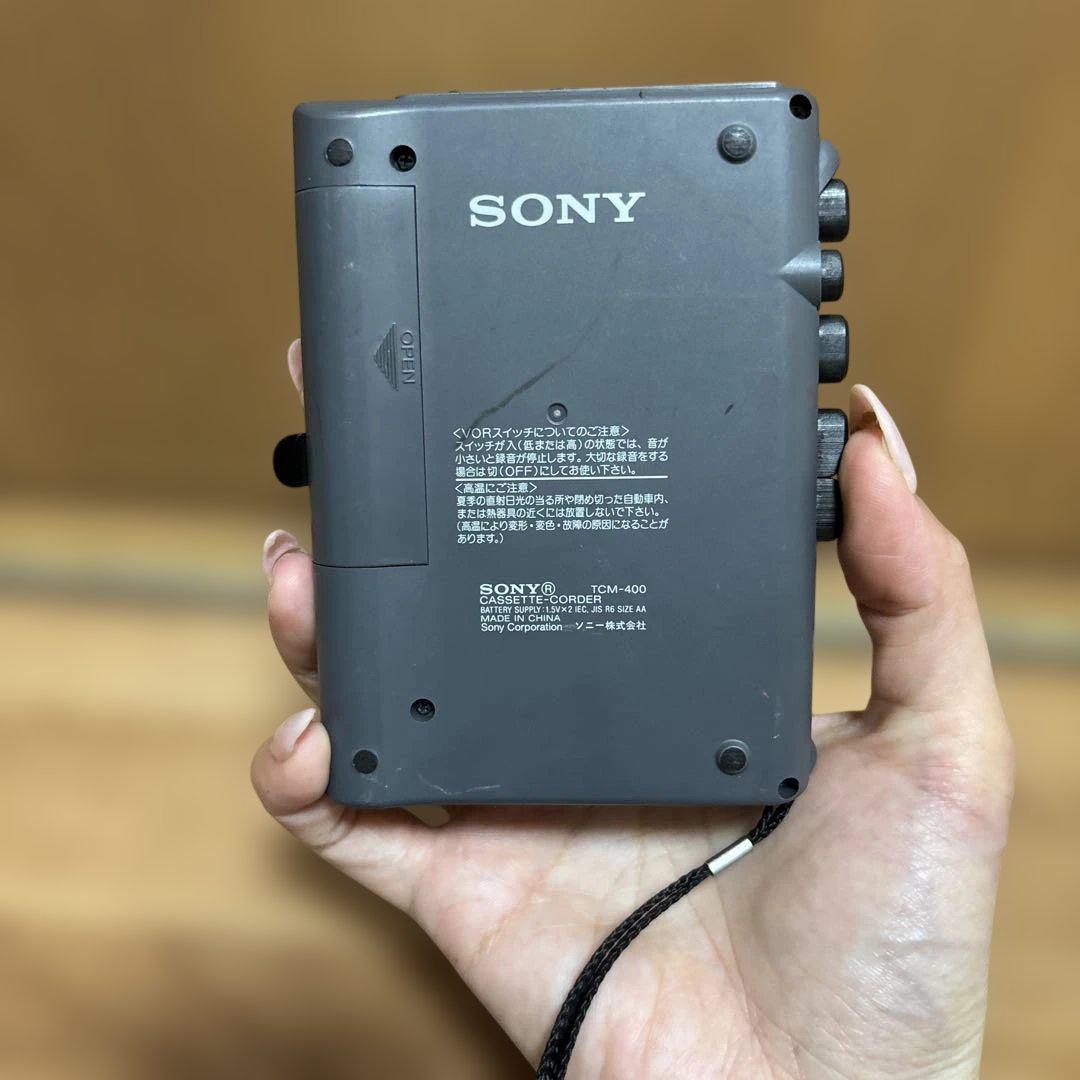 ジャンクSONY VOR カセットプレーヤー + AIWA P55